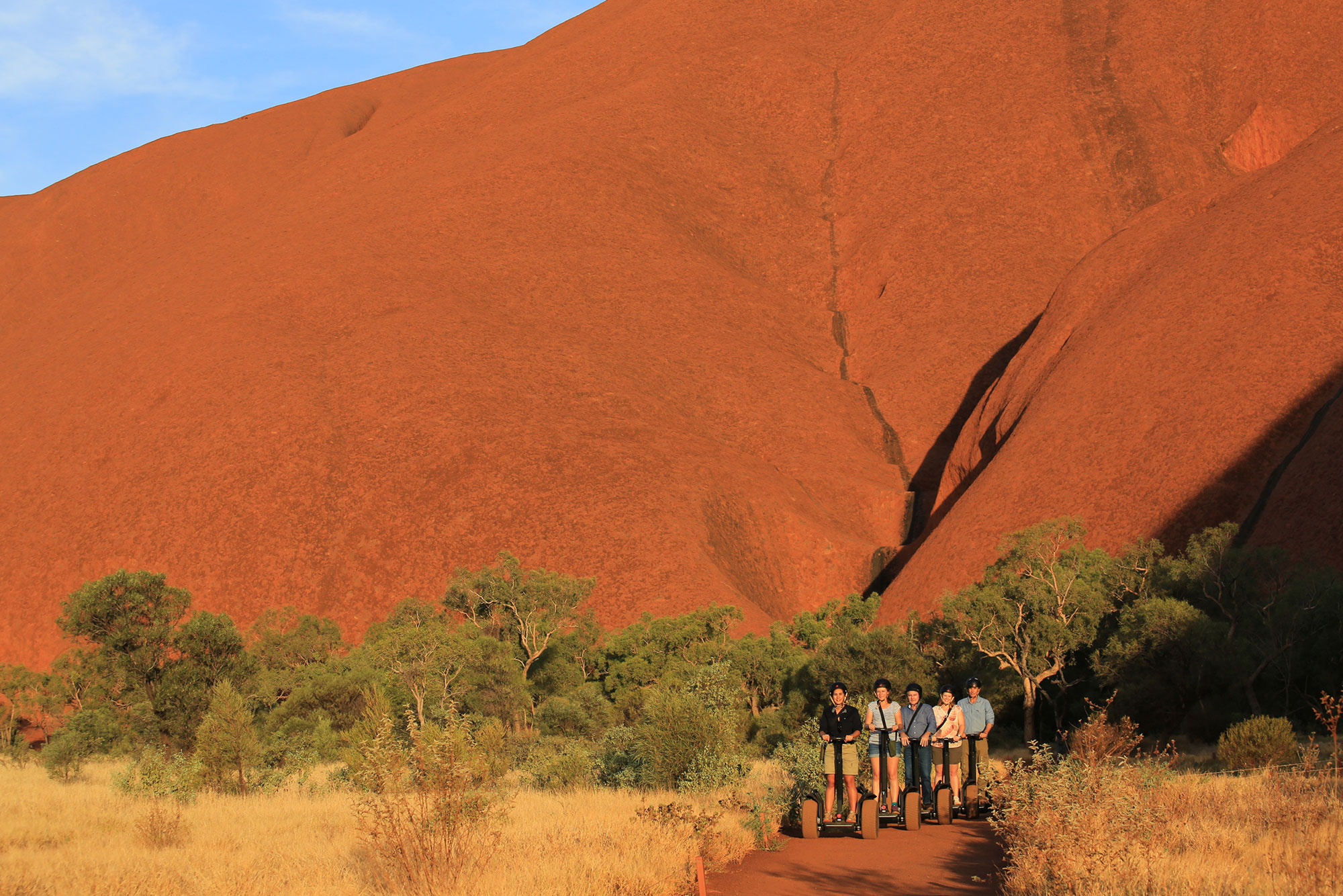 segways past Uluru