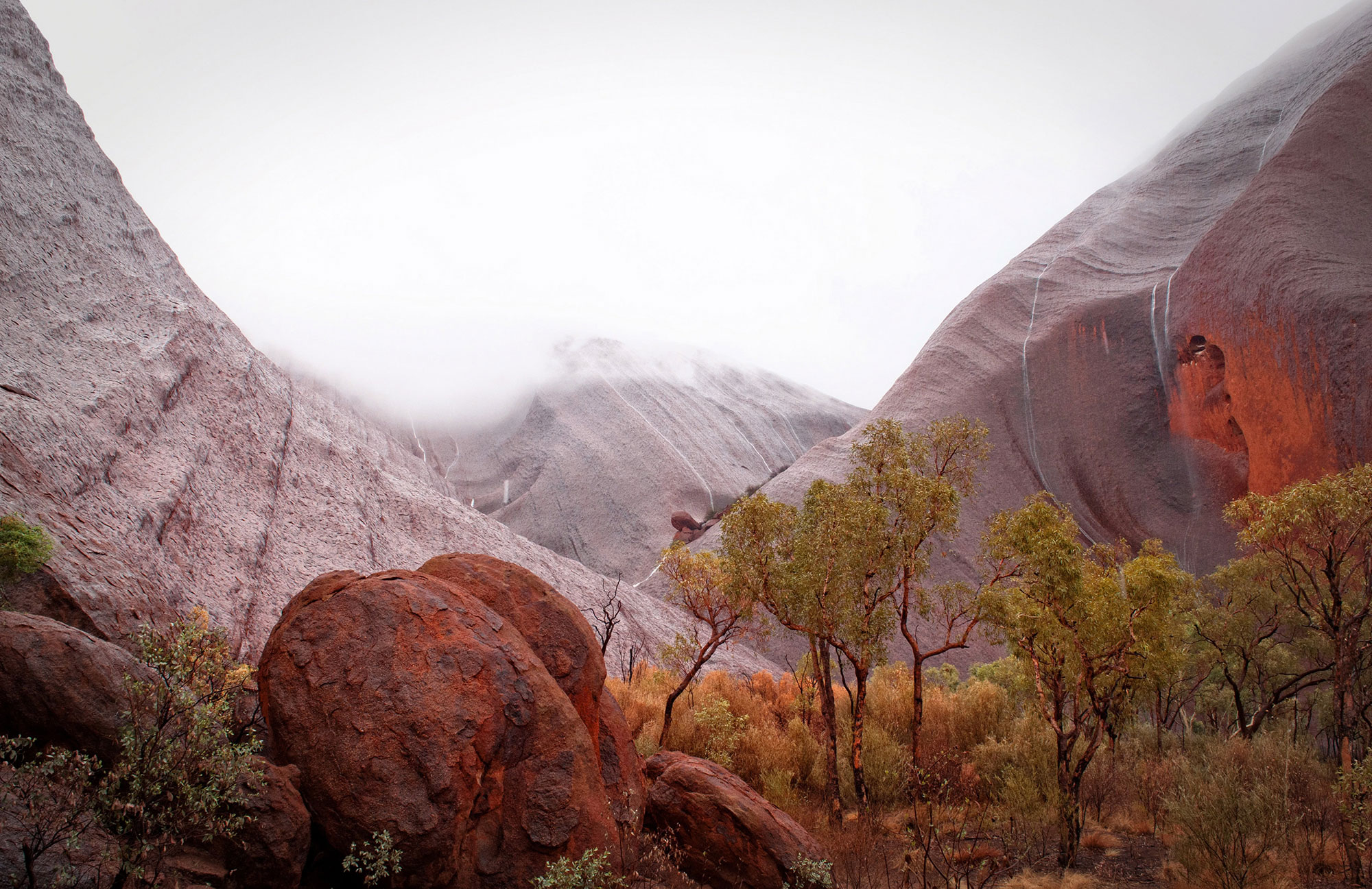 cliff-face of Uluru