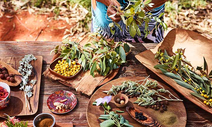 indigenous food on a table