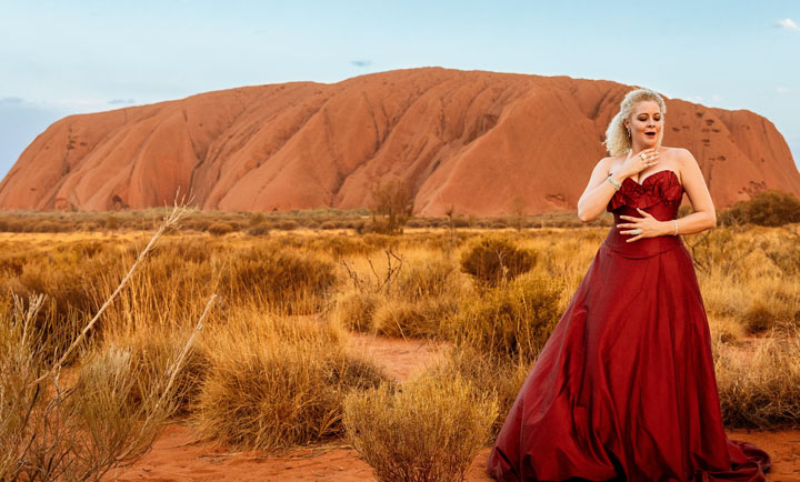 opera singer in the outback