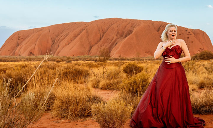 an opera singer in the outback