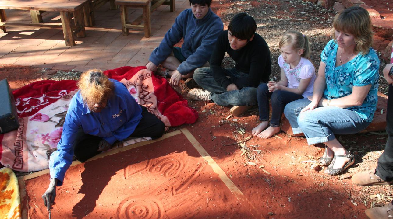 Painting demonstration