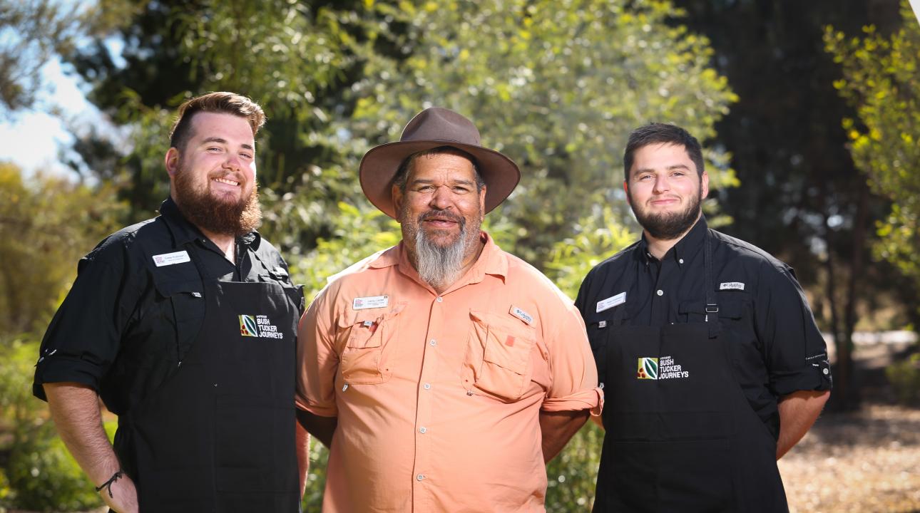 three Voyages staff members