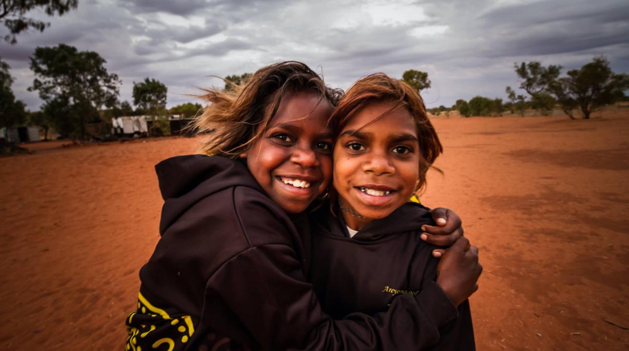 Anangu Communities Foundation two girls