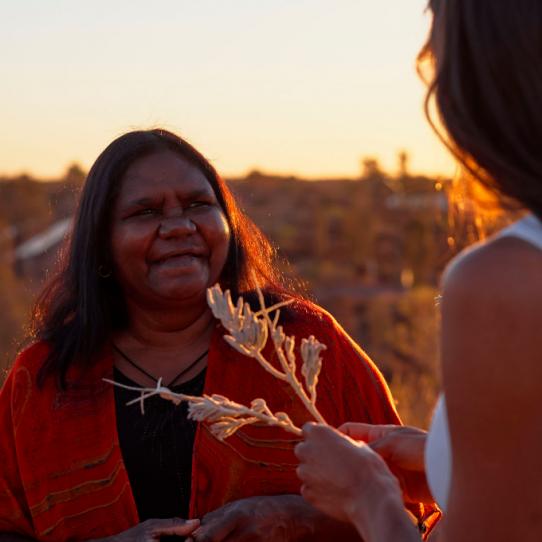 An Australian Aboriginal woman | Voyages Indigenous Tourism