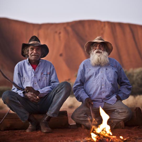 two indigenous men