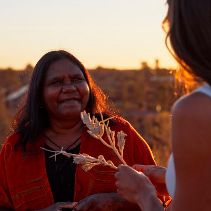 An Australian Aboriginal woman