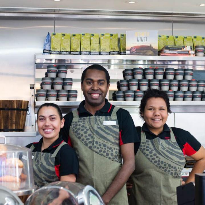 Staff at Kulata Academy Cafe