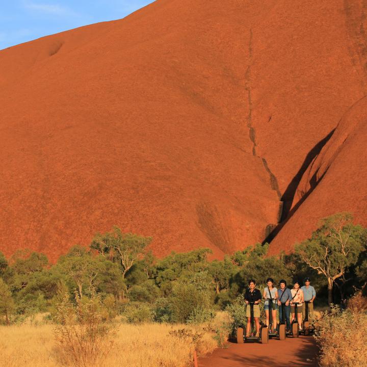 segways past Uluru