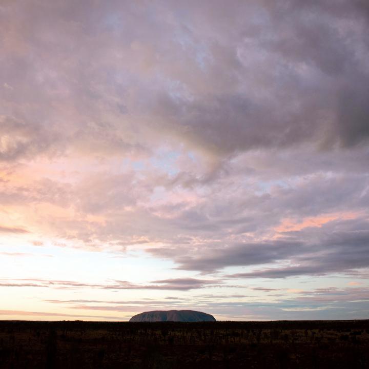 Uluru from a distance