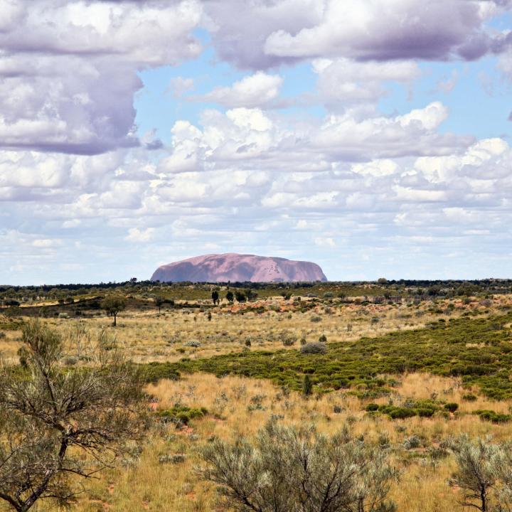 Uluru from a distance