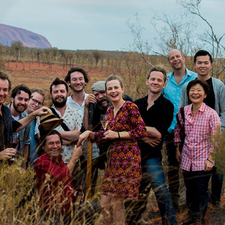 Australian Chamber Orchestra outback group photo