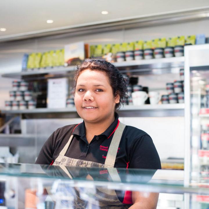 Kitchen staff member