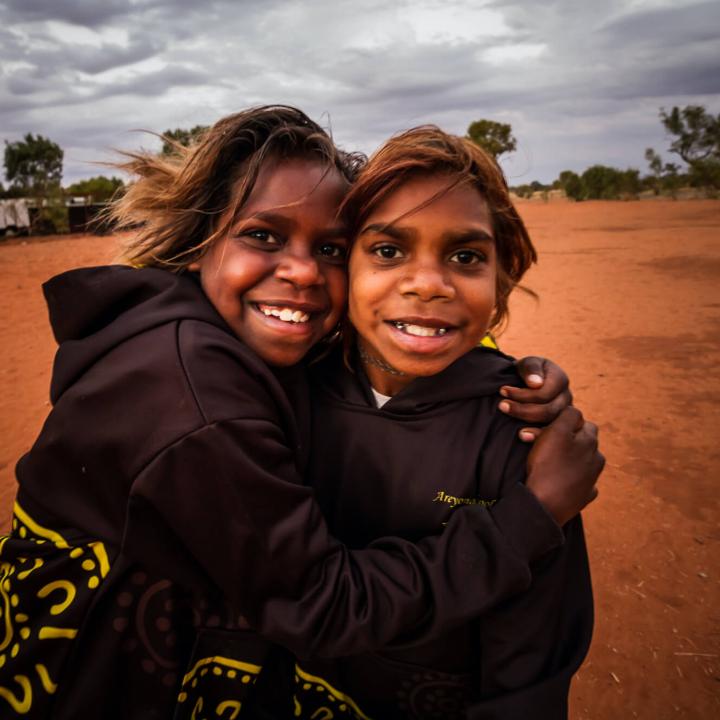 Anangu Communities Foundation two girls