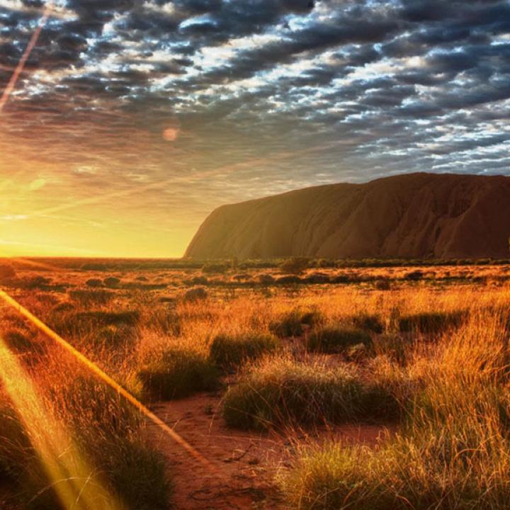 Sunrise over Uluru