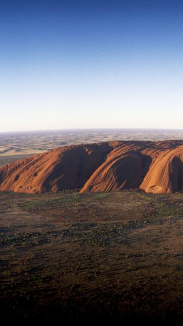 Uluru from the air