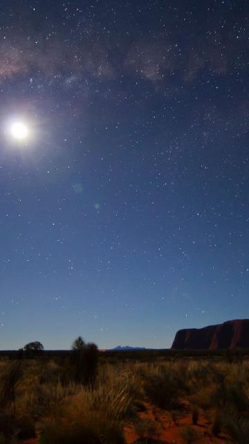 Stars above Ayers Rock